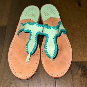 Jack Rogers Jacks Sandal Mint Green Turquoise 9.5